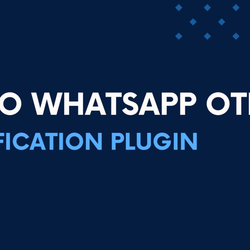 Woo WhatsApp OTP Verification